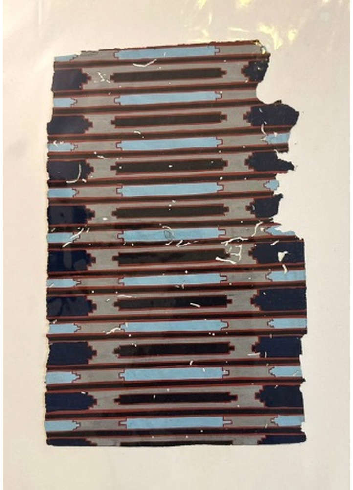 Linear Echoes neutral  Art Work Rug